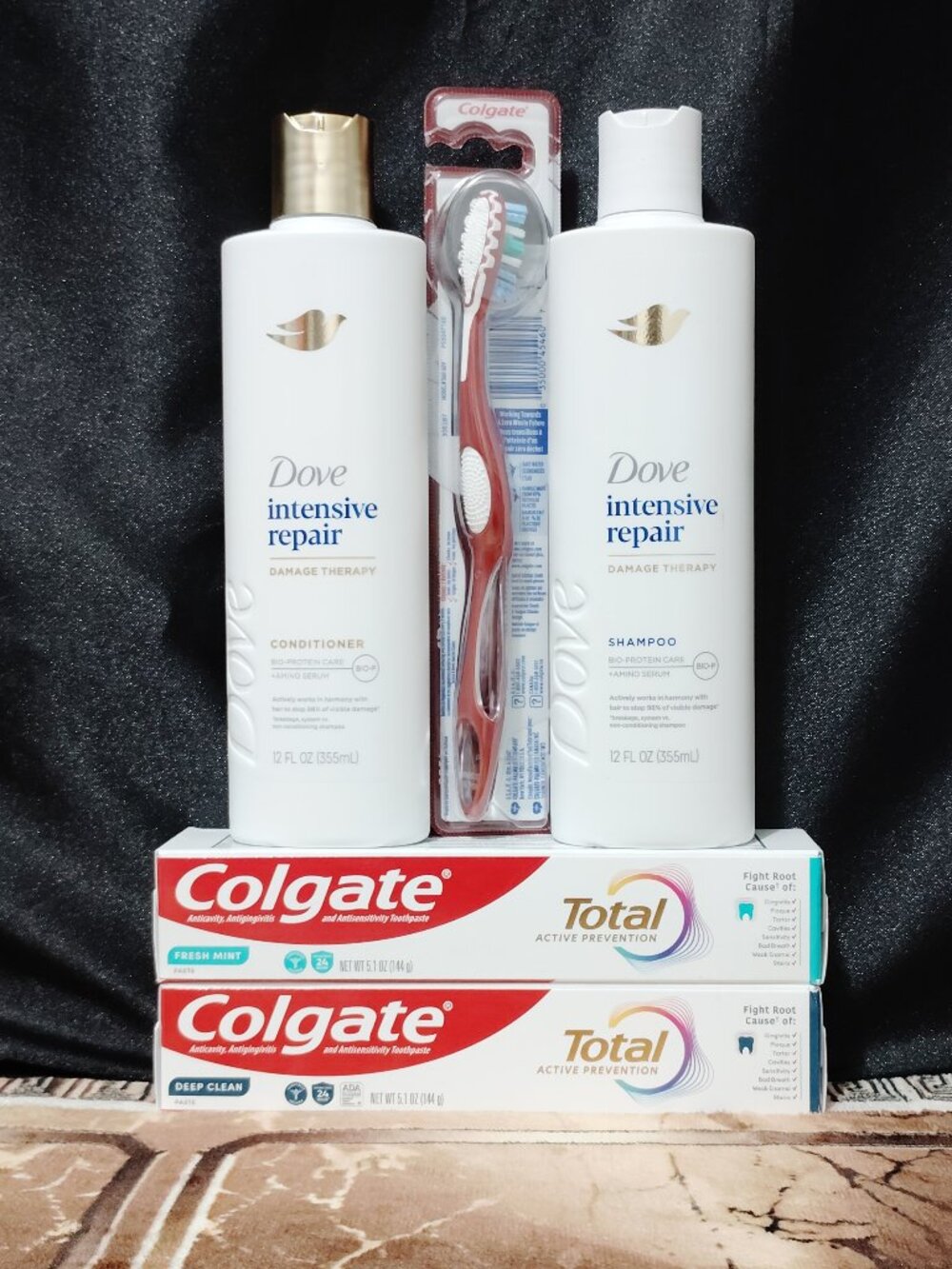 Dove Intensive Repair Shampoo & Conditioner / Colgate